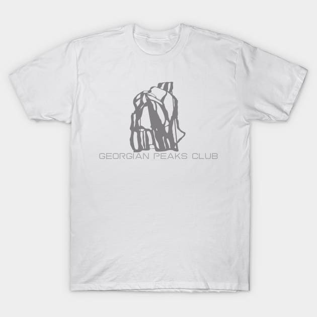 Georgian Peaks Club Resort 3D T-Shirt by Mapsynergy